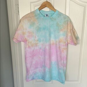 Colortone Large Pink Sky Tie-Dye T-Shirt